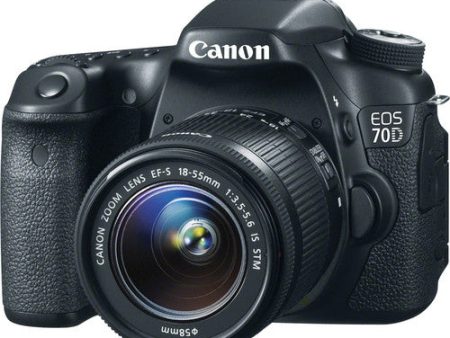 Canon EOS 70D DSLR Camera with 18-55mm f 3.5-5.6 STM Lens Cheap