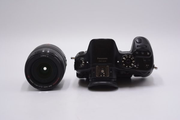 Panasonic GH4 01319 DMC-GH4 Mirrorless Camera + Vario 12-35mm f 2.8 ASPH Lens, Used (For Parts) Fashion