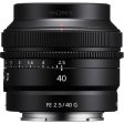 Sony FE 40mm f 2.5 G Lens Online now