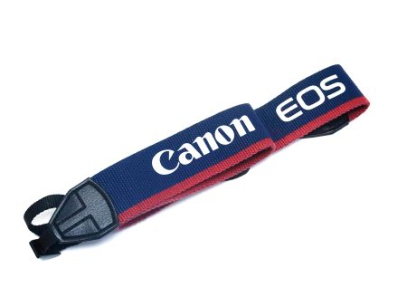 Canon Vintage Blue & Red Camera Wide Strap - Used Online