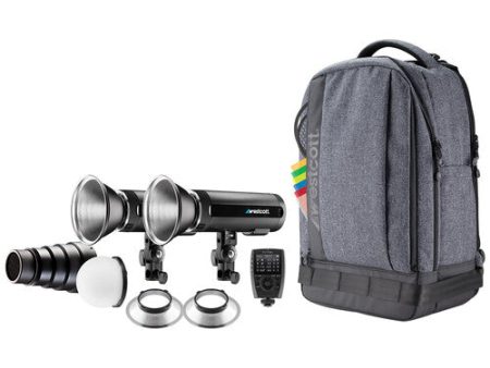 Westcott 4772S FJ200 Strobe 2-Light Backpack Kit with FJ-X3s Sony Wireless Trigger Online Sale