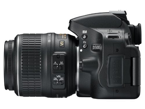 Nikon D5100 16.2MP Digital SLR Camera & 18-55mm VR Lens Fashion