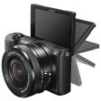 Sony Alpha a5100 Mirrorless Digital Camera with 16-50mm Lens (Black) on Sale