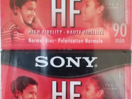 Sony C-90HFL High Fidelity Normal Bias 90 Minute Audio Cassette 2-Pack Hot on Sale