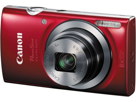 Canon PowerShot ELPH 160 Digital Camera - Red on Sale