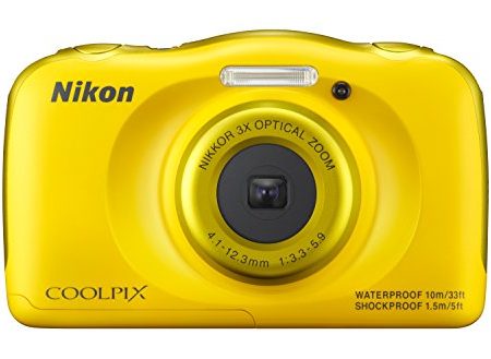 Nikon COOLPIX S33 Digital Camera (Yellow) Cheap