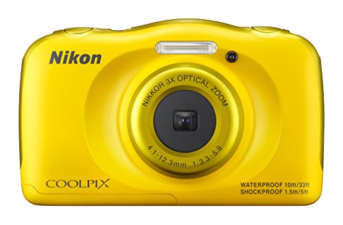 Nikon COOLPIX S33 Digital Camera (Yellow) Cheap