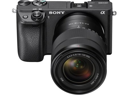 Sony a6300 Mirrorless Digital Camera with 18-135mm Lens Premium Kit (Black) Online Sale