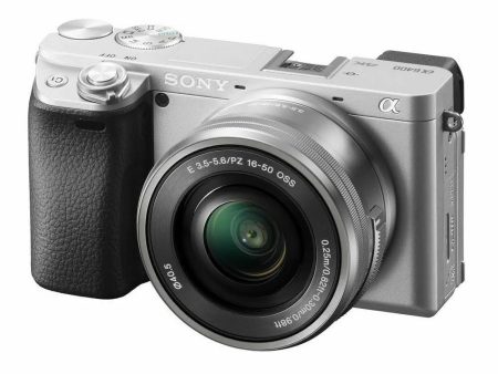 Sony a6400 Mirrorless Camera with 16-50mm Lens - Silver Fashion