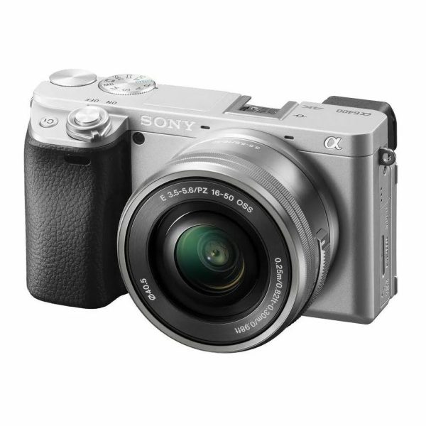 Sony a6400 Mirrorless Camera with 16-50mm Lens - Silver Fashion