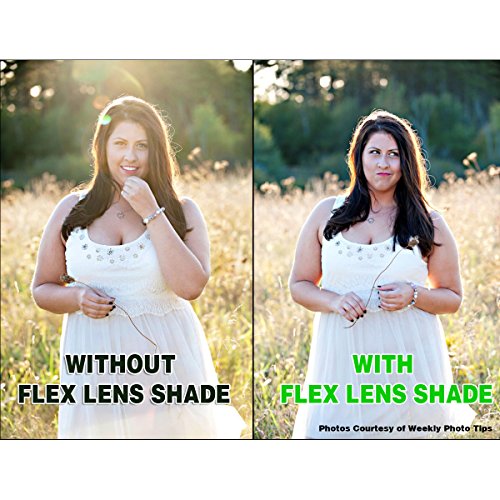 Flex Lens Shade Adjustable Flexible Lens Shade for Any SLR Lens Hot on Sale