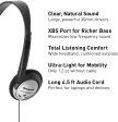 Panasonic RP-HT21 Headphones On-Ear Lightweight with XBS (Gray) Fashion