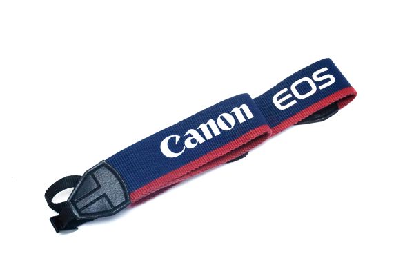 Canon Vintage Blue & Red Camera Wide Neck Strap Supply