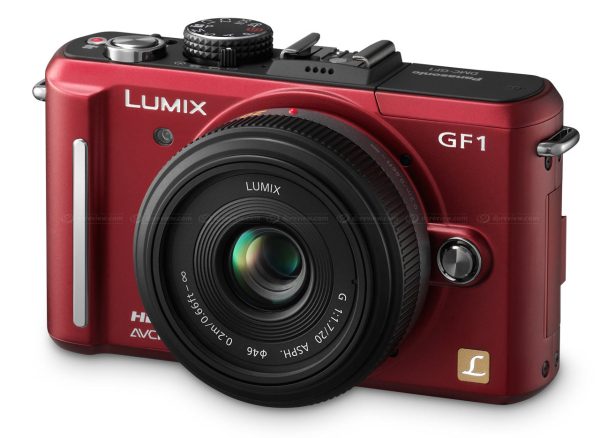 Panasonic Lumix DMC-GF1 Digital Camera Red - Body Online Hot Sale