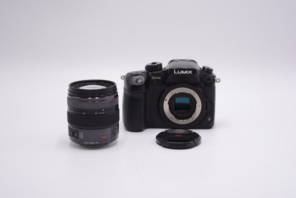 Panasonic GH4 01319 DMC-GH4 Mirrorless Camera + Vario 12-35mm f 2.8 ASPH Lens, Used (For Parts) Fashion