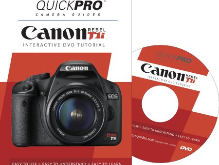 Canon Rebel T1i Instructional DVD by QuickPro Camera Guides For Discount