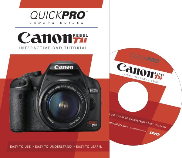 Canon Rebel T1i Instructional DVD by QuickPro Camera Guides For Discount