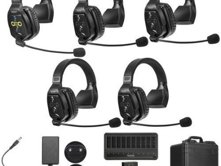 Saramonic WiTalk-WT5S 5-Person Full-Duplex Wireless Single-Ear Headset Intercom System (1.9 GHz) Sale