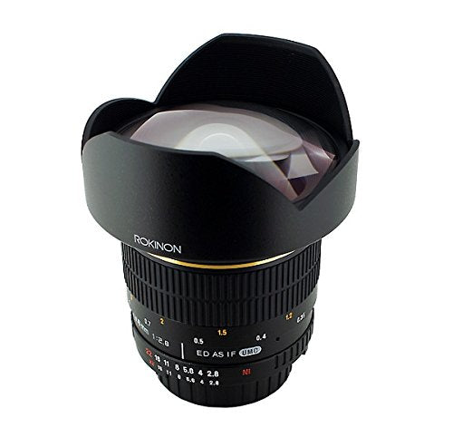 Rokinon FE14M-C 14mm F2.8 Ultra Wide Lens for Canon (Black) Online Sale