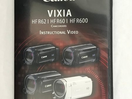 Canon Vixia HF R62, HF R60, HF R600 Camcorders Instructional DVD Video For Cheap