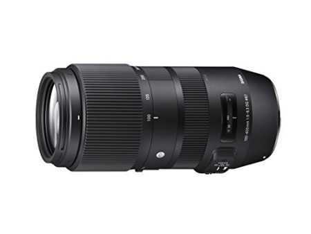 Sigma 100 - 400 mm F5-6.3 DG OS C Canon Fitting HSM Lens - Black For Discount