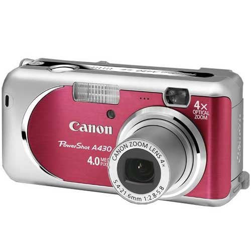 Canon PowerShot A430 Digital Camera (Red) for Parts For Cheap