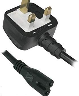 Camson UK Power Cord 2-Prong Plug Figure-8 with Fuse 6-FT Sale