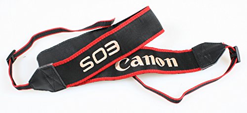 CANON STRAP EOS BLACK RED AND WHITE Cheap