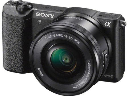 Sony Alpha a5100 Mirrorless Digital Camera with 16-50mm Lens (Black) on Sale