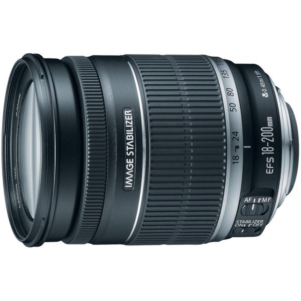 Canon EF-S 18-200mm f 3.5-5.6 IS Standard Zoom Lens for Canon DSLR Cameras White Box Online Sale