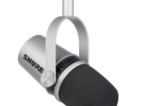 Shure MV7 Podcast Microphone (Silver) Discount